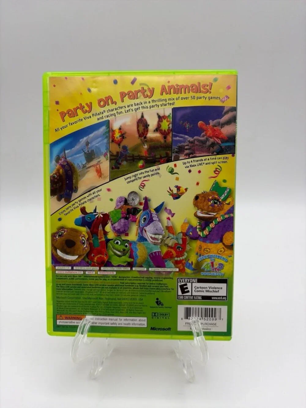 Viva Pinata: Party Animals (Microsoft Xbox 360, 2007) No Manual- Tested